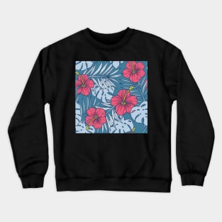 Hand Drawn Summer Tropical | Urban Finery Crewneck Sweatshirt